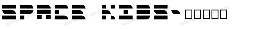 Space kids字体转换